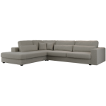 Narożnik SAVONA L - strona lewa - szary, boucle