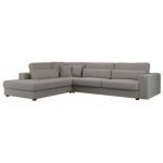 Narożnik SAVONA L - strona lewa - szary, boucle