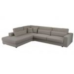 Narożnik SAVONA L - strona lewa - szary, boucle