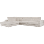 Narożnik SAVONA L - strona lewa - beżowy, sztruks