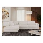 Narożnik SAVONA L - strona lewa - beżowy, sztruks