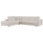 Narożnik SAVONA L - strona lewa - beżowy, sztruks