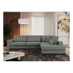 Narożnik SAVONA L - strona prawa - szary, struktura