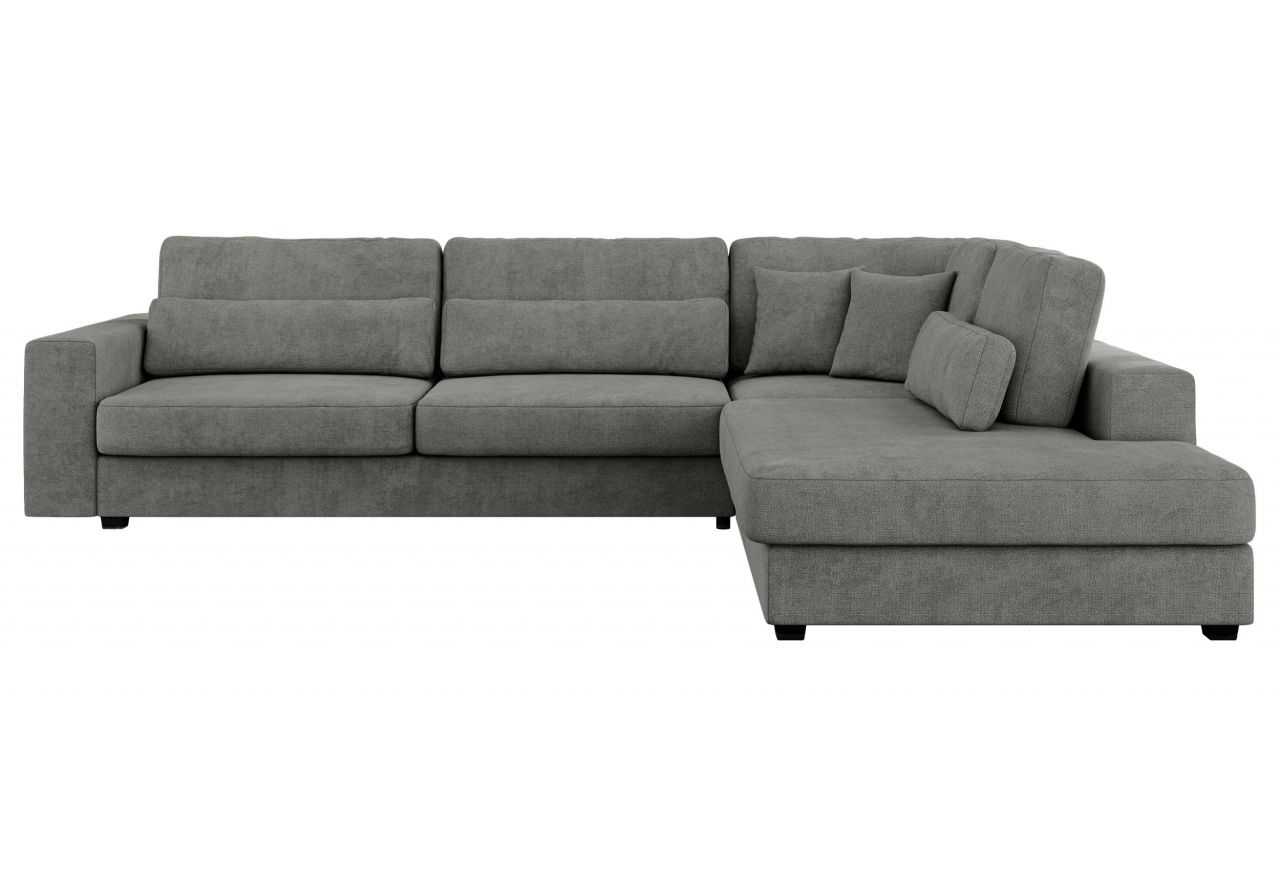 Narożnik SAVONA L - strona prawa - szary, struktura