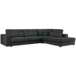 Narożnik SAVONA L - strona prawa - ciemnoszary, struktura