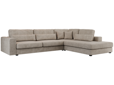 Narożnik SAVONA L - strona prawa - beżowy, struktura