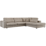 Narożnik SAVONA L - strona prawa - beżowy, struktura