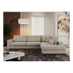 Narożnik SAVONA L - strona prawa - beżowy, struktura