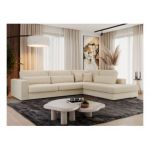 Narożnik SAVONA L - strona prawa - beżowy, boucle