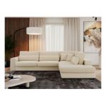 Narożnik SAVONA L - strona prawa - beżowy, boucle