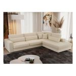 Narożnik SAVONA L - strona prawa - beżowy, boucle