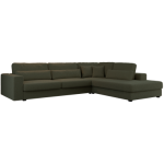 Narożnik SAVONA L - strona prawa - ciemnozielony, boucle