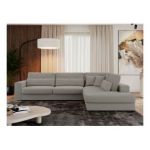 Narożnik SAVONA L - strona prawa - szary, boucle