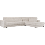 Narożnik SAVONA L - strona prawa - beżowy, sztruks