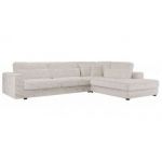 Narożnik SAVONA L - strona prawa - beżowy, sztruks