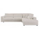 Narożnik SAVONA L - strona prawa - beżowy, sztruks