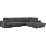 Narożnik SAVONA L - strona prawa - szary, sztruks