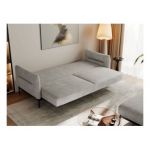 Narożnik SALENTO L - uniwersalny - jasnoszary, struktura