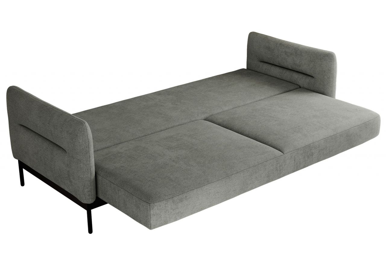 Narożnik SALENTO L - uniwersalny - szary, struktura