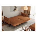 Narożnik SALENTO L - uniwersalny - pomarańczowy, struktura