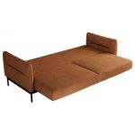 Narożnik SALENTO L - uniwersalny - pomarańczowy, struktura