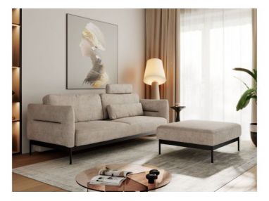 Narożnik SALENTO L - uniwersalny - beżowy, struktura