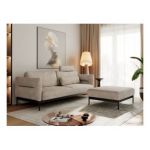 Narożnik SALENTO L - uniwersalny - beżowy, struktura