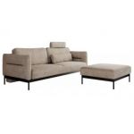 Narożnik SALENTO L - uniwersalny - beżowy, struktura