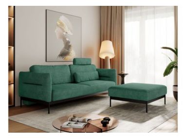 Narożnik SALENTO L - uniwersalny - zielony, struktura