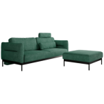 Narożnik SALENTO L - uniwersalny - zielony, struktura