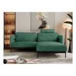 Narożnik SALENTO L - uniwersalny - zielony, struktura