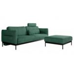 Narożnik SALENTO L - uniwersalny - zielony, struktura