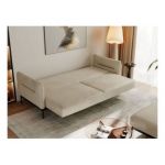 Narożnik SALENTO L - uniwersalny - beżowy, welwet