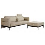 Narożnik SALENTO L - uniwersalny - beżowy, welwet