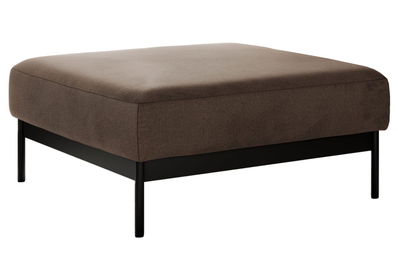 Narożnik SALENTO L - uniwersalny - brązowy, welwet