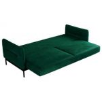 Narożnik SALENTO L - uniwersalny - ciemnozielony, welwet