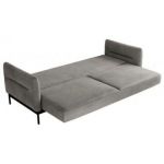 Narożnik SALENTO L - uniwersalny - jasnoszary, welwet