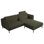 Narożnik SALENTO L - uniwersalny - ciemnozielony, boucle