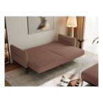 Narożnik SALENTO L - uniwersalny - różowy, boucle