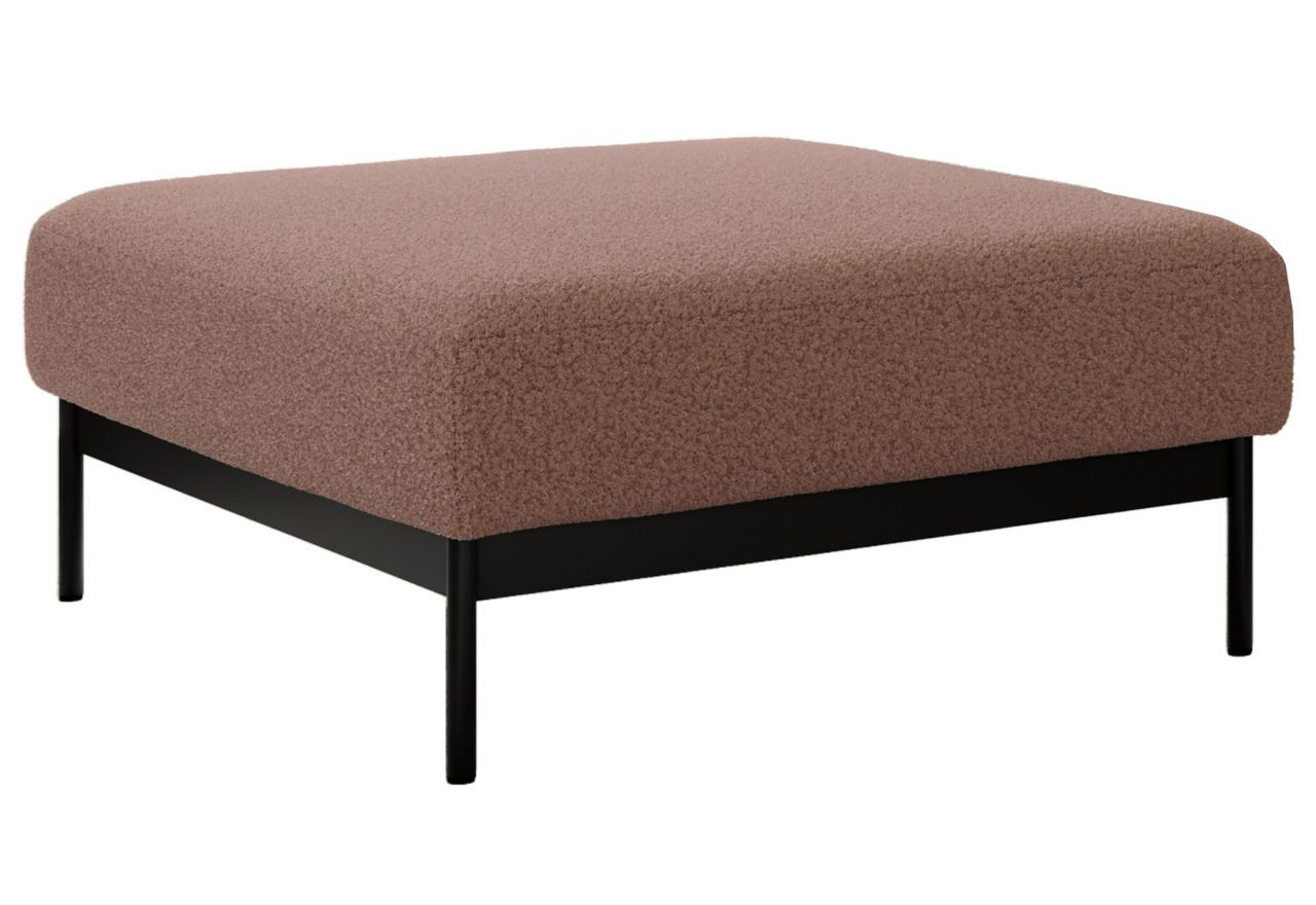 Narożnik SALENTO L - uniwersalny - różowy, boucle