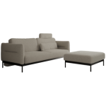 Narożnik SALENTO L - uniwersalny - szary, boucle