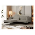 Narożnik SALENTO L - uniwersalny - szary, boucle