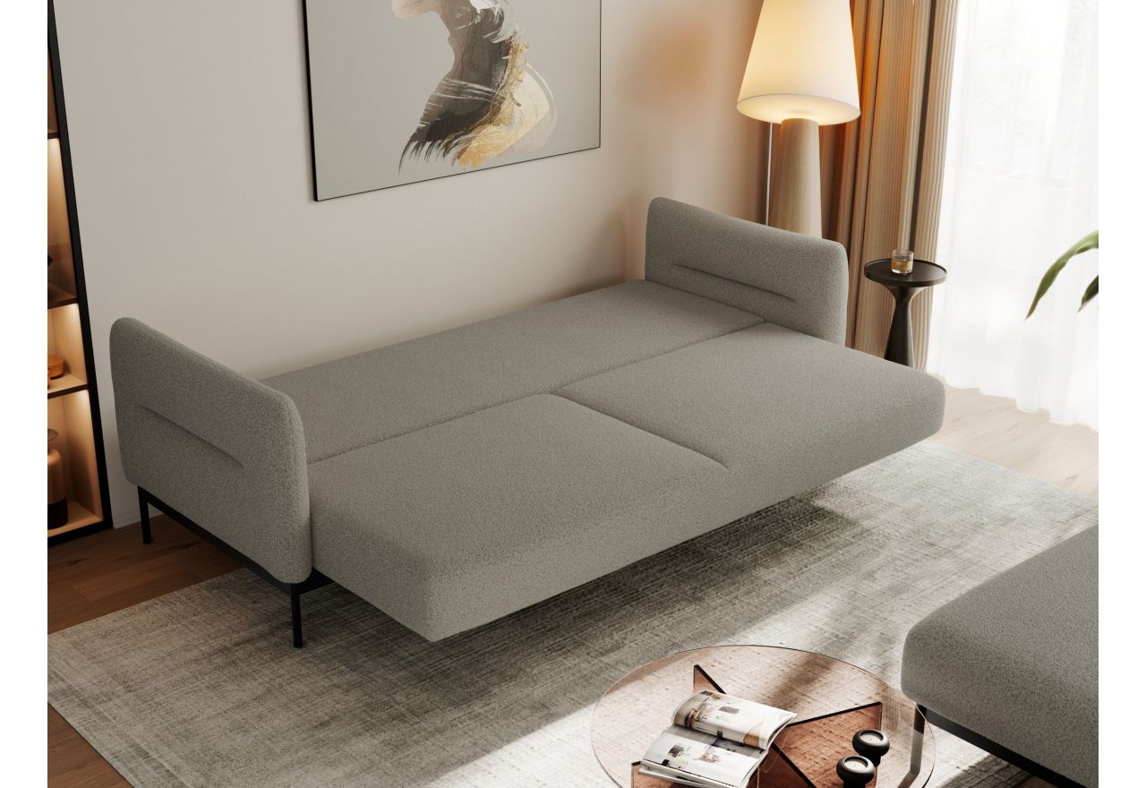 Narożnik SALENTO L - uniwersalny - szary, boucle