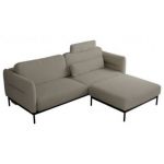 Narożnik SALENTO L - uniwersalny - szary, boucle