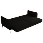 Narożnik SALENTO L - uniwersalny - czarny, boucle