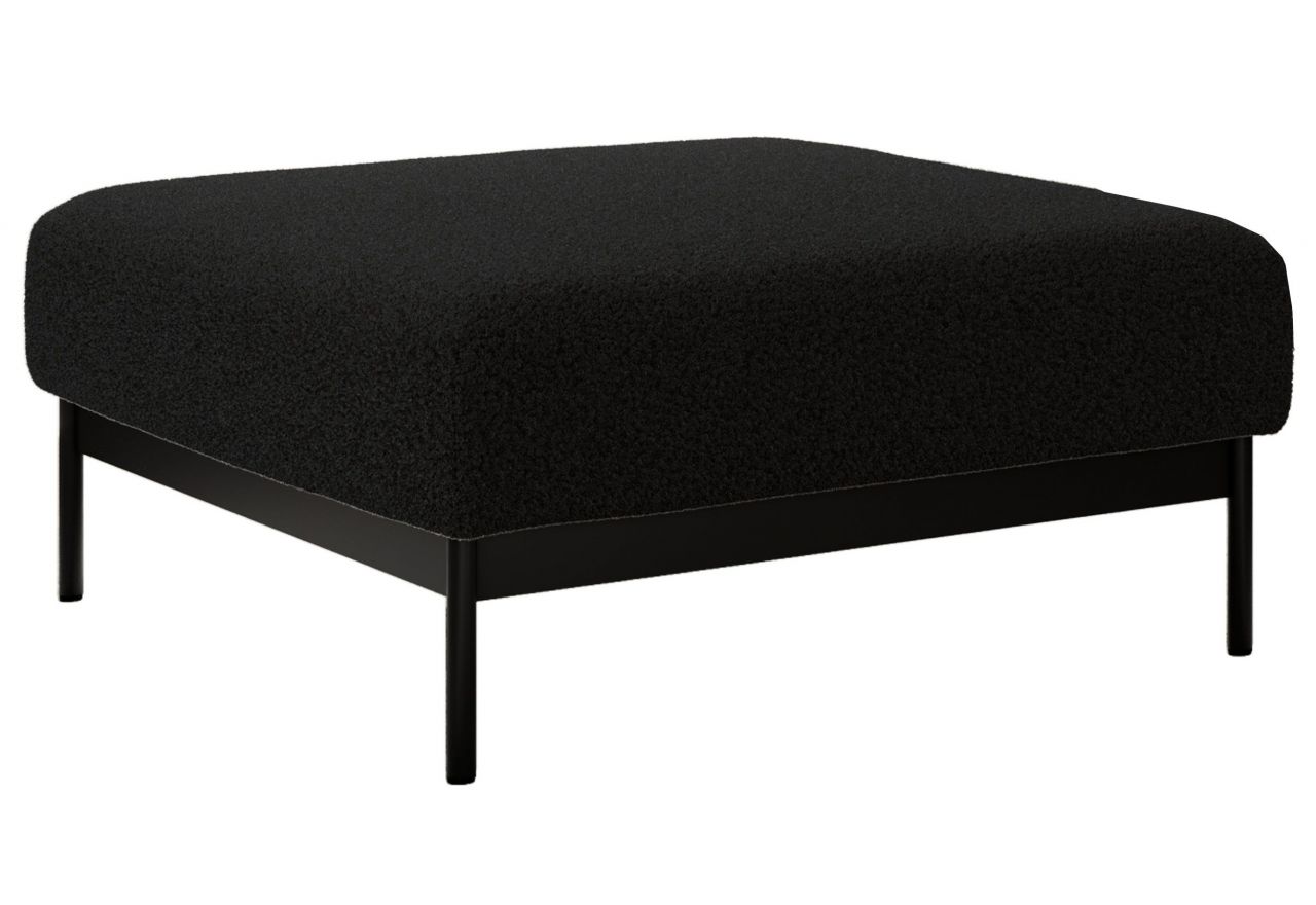 Narożnik SALENTO L - uniwersalny - czarny, boucle