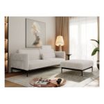 Narożnik SALENTO L - uniwersalny - beżowy, sztruks