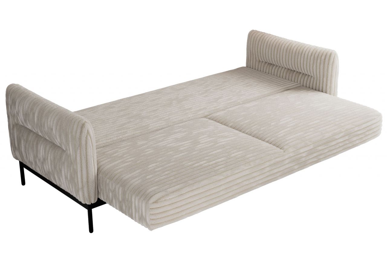 Narożnik SALENTO L - uniwersalny - beżowy, sztruks