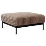 Narożnik SALENTO L - uniwersalny - brązowy, sztruks