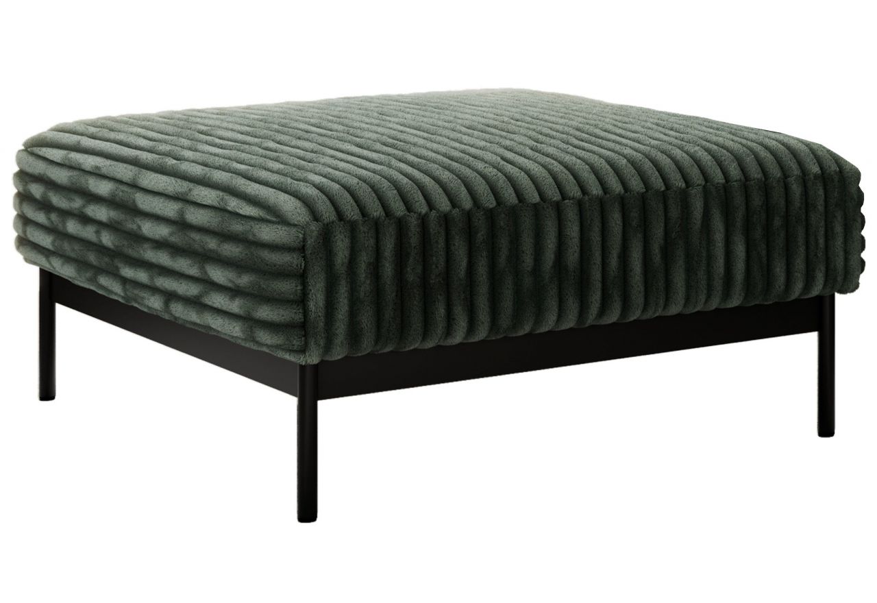 Narożnik SALENTO L - uniwersalny - ciemnozielony, sztruks